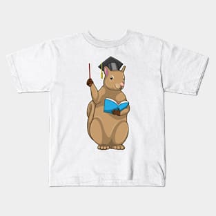 Squirrel as Teacher with Book Kids T-Shirt